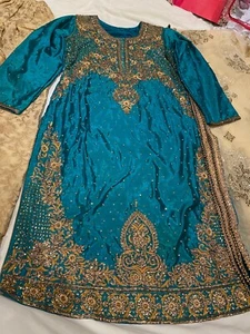 Brand New Beautiful Fancy Wedding Asian Indian Pakistani Salwar Kameez Suit - Picture 1 of 9