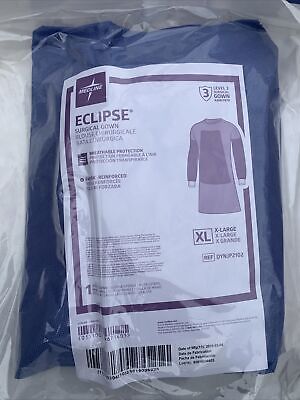 Medline Eclipse Surgical Gown X Large DYNJP2102 Pack Of 2 • 15.99$