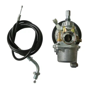 Carburetor Carb W/ Throttle Cable 49cc to 80cc 2 Stroke Engine Motorized Bicycle - Picture 1 of 4