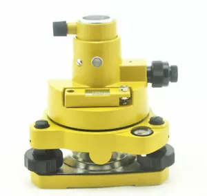 NEU GELB FARBE TRIBRACH & ADAPTER MIT OP PASST PRISMEN-SETUP - Bild 1 von 4
