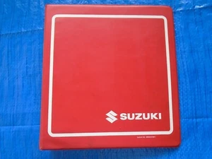 Genuine Suzuki Dealer Service Manual Binder *EMPTY* 7 Ring Heavy Duty 2.25" - Picture 1 of 4