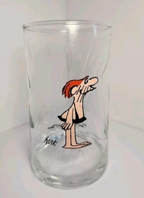 Arby's B.C Ice Age Collector's Series Glass Cup 1981 Caveman Vtg Collectible  - Image 1 of 3