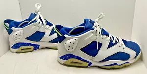 NIKE AIR JORDAN 6 LOW Shoes 2015 White/Ghost Green 304401-106 Men’s Size 9.5 - Picture 1 of 11