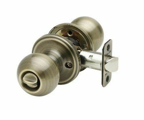 Copper Creek BK2030AB Ball Privacy Door Knob Antique Brass