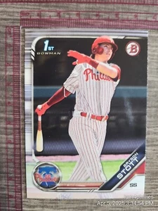 2019 Bowman Draft 1st Bowman Card #BD-79 Bryson Stott (PHILLIES) - Bild 1 von 2