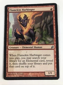 FLAMEKIN HARBINGER Creature-Element Shaman - MTG Magic The Gathering Kartenspiel - Bild 1 von 2
