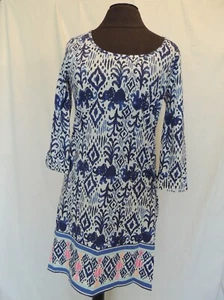 New Lilly Pulitzer S Ocean Ridge Dress Tons of Fun Elephants 3/4 Sleeves - Picture 1 of 4