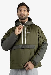 NIKE MEN'S THERMA-FIT LEGACY HALF-ZIP HOODED ANORAK DD6863-326 XL Winter Jacket - Picture 1 of 2