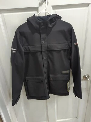 Chaqueta Burton Jasper Pro Am Equipo Nacional Para Hombre Pequeña Negra Snowboard Entrenador Foto 1 de 4