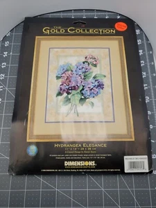 Vintage Dimensions Gold Collection Hydrangea Elegance 1527 Karen Avery Crewel Design - Bild 1 von 6