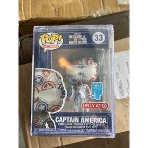 Funko POP! Serie de artistas: Marvel Patriotic Age - Capitán América (Falcon and The) - Imagen 1 de 4