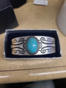 Montana Silversmiths Bracelet Womens Into The Blue Stone Cuff BC5126 - Picture 1 of 4