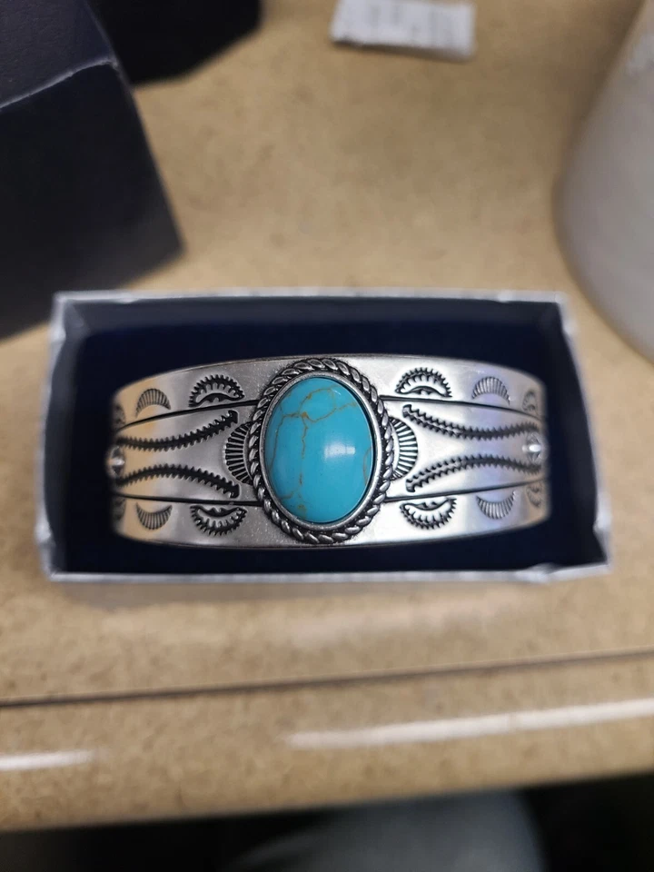 Pulsera Montana Plateros Mujer Into The Blue Stone Cuff BC5126 Foto 1 de 4