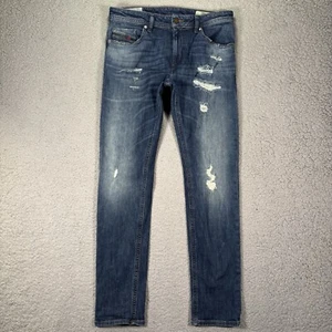 Diesel THOMMER-C Slim Skinny Distressed Stretch Jeans 31x32 (Fit 33x32) RCN01 - Picture 1 of 21