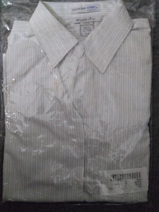 North End Sport Ladies Wrinkle Free 100% Cotton Long Sleeve Button Down Shirt S - Picture 1 of 5