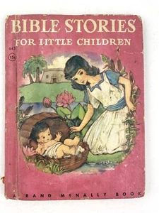 Bible Stories For Little Children Rand McNally Junior Elf Book 1954 #643 - Imagen 1 de 12