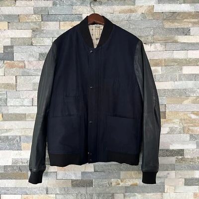 Paul Smith Red Ear Leather Bomber Jacket Size Medium - Image 1 of 4