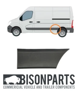 *PASST RENAULT MASTER SCHWARZ SEITENABDECKUNG FORMPLATTE BEIFAHRERSEITE LH REN720 - Bild 1 von 9