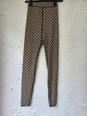 H&M Richard Allen Size Small Leggings Patterned Geometric Collab Blogger - Image 1 of 4