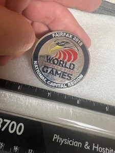 World Police & Fire Games 2015 Fairfax Virginia Münze Medaille Hauptstadt (i2025i) - Bild 1 von 4
