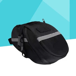 Borsa Coda Zaino Sella per Ciclismo Accessori Bici Adulto Bici Marsupio Nero - Foto 1 di 11
