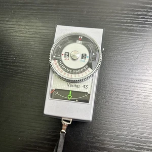 Vivitar 43 Light Meter Vintage W Case Vintage - Picture 1 of 4
