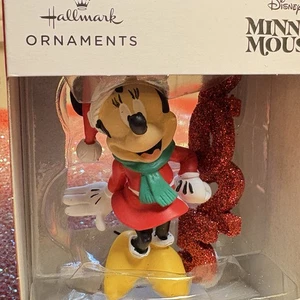 NEW 2025’ Hallmark Disney Minnie Mouse Christmas Ornament With Red Hat - Picture 1 of 7
