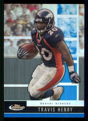 2008 Finest Blue Refractors/Xfractors #50 Travis Henry - Image 1 of 2