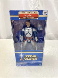 Star Wars Attack of The Clones Character Collectible Jango Fett 12" Figure New! - Picture 1 of 5