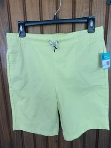 Boys Swim Shorts CABANA Boys Large Yellow Green New With Tags Summer Clearance - Picture 1 of 8