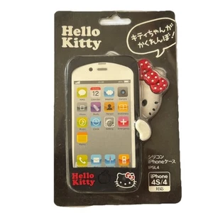 For Iphone 4 Silicone Sanrio Hello Kitty Soft Cover Case Peekaboo From Japan - Picture 1 of 6