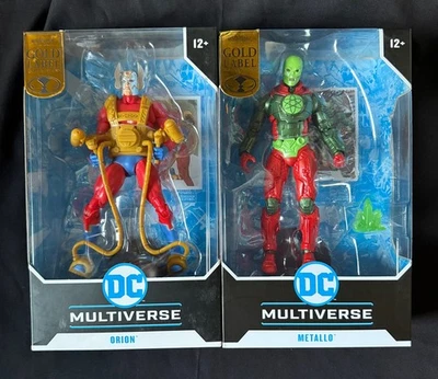 DC McFarlane Gold Label Figures Bundle- Commander Steel & Metallo-NIB** Foto 1 de 4
