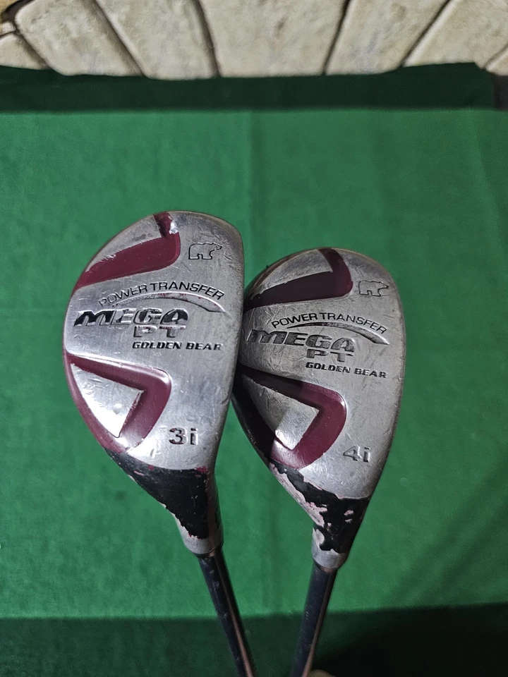 Golden Bear Mega PT Iron Set / 3 - 9 Irons (Missing 5 Iron) / Medium Flex / RH - Image 1 of 4