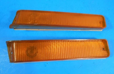 Lentes de señal de giro ámbar Bronco 78-79 Ford serie F 1977-79 SAE-IP-78LT Foto 1 de 4