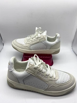 Zapatillas deportivas Sam Edelman Harper para mujer EE. UU. 9 M de cuero blanco azúcar Foto 1 de 4