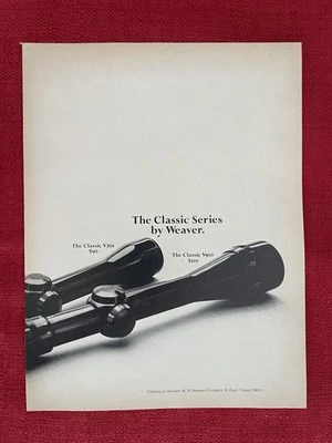 Vintage 1971 Print Ad Weaver Classic V700 & V900 Advertisement - Image 1 of 3