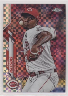 2020 Topps Chrome X-Fractor Raisel Iglesias #175 - Image 1 of 2
