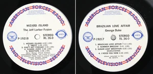 1980 AFRTS George Duke Jeff Lorber Fusion Brazilian Love Affair Wizard Island LP - Picture 1 of 8