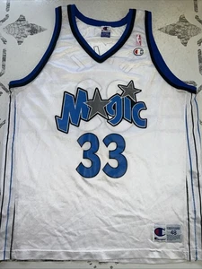 Maillot de basket vintage champion ORLANDO MAGIC #33 GRANT HILL XL 48 - Photo 1/24