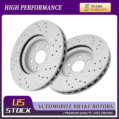 Juego de rotores de freno delanteros perforados para Mercedes-Benz CLA250/GLA250 2014-2020 Foto 1 de 4