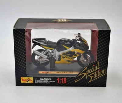 DIE CAST 1/18 " SUZUKI GSX R600 " MAISTO - Immagine 1 di 2