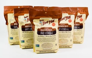 6 bolsas Bobs Red Mill CEREAL CALIENTE 26 oz Cremoso ARROZ MARRÓN Farina 02/2027+ - Imagen 1 de 3