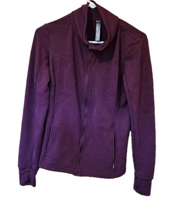 Mondetta Women's Full-Zip Jacquard Active Jacket, Potent Purple, Size M - Image 1 of 4