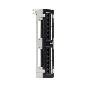 2 X 12-port Cat6 UTP LAN Mini patch panel w/surface wall mount bracket - Picture 1 of 3