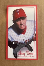 2001 Larry Bowa Bobblehead Card COA Philadelphia Phillies #d SGA
