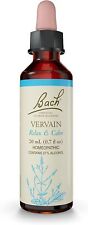 Bach Original Flower Remedies, Vervain for Relaxation and Calm, Natural Homeopat
