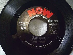 ROBB FORTUNE - Crazy Feelin'/Sweetheart of Mine - 60's Soul PROMO N. Mint - Bild 1 von 2