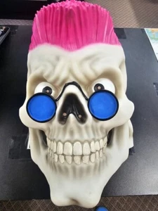Goosebumps Monsters at Midnight Curly the Skeleton Overhead Vinyl Mask - Picture 1 of 4