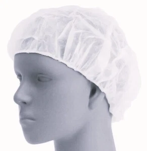 100pcs ProCure Bouffant Caps - 21 inch, White - Picture 1 of 3