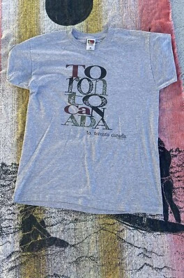 Camisa gris manga corta vintage Toronto, Canadá talla L Foto 1 de 4
